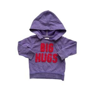 Peek Big Hugs Hoodie Sweatshirt Size 6-12m